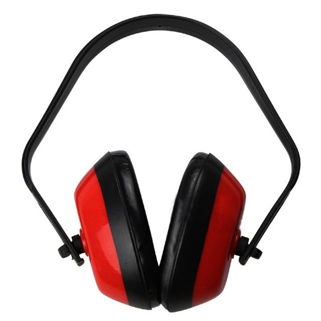 Anti-Noise Safety Work Sleep Hearing Protection Headphones Protective Earmuffs, Red Anti-Noise Safety Work Sleep Hearing Protection Headphones Protective Earmuffs, Red